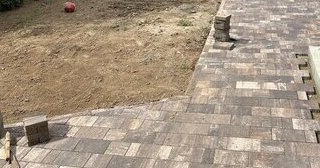 Профессиональная укладка тротуарной плитки на клей в Химках в октябре