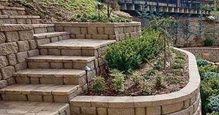 Установка подпорных стенок из блоков в Химках от 3628 руб. - ТротуарнаяПлитка